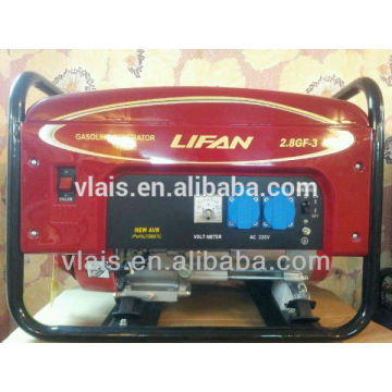 2.8 KVA Air-cooled LIFAN Home power Gasoline Generator 2.8GF-3